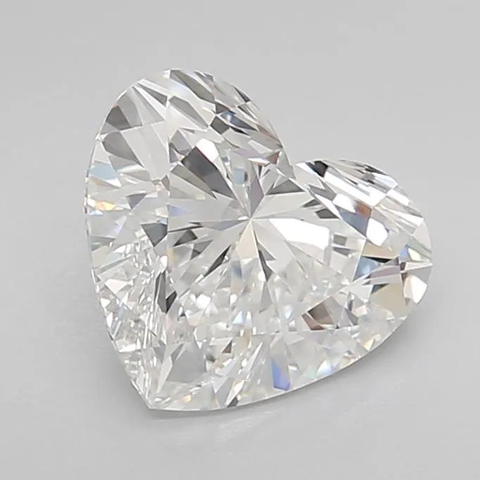 2.01ct Heart Lab Grown Diamond (Colour E, Clarity IF, IGI Certified)