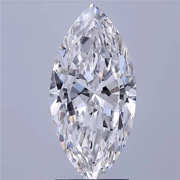 2.01ct Marquise Lab Grown Diamond (Colour E, Clarity VVS2, IGI Certified)