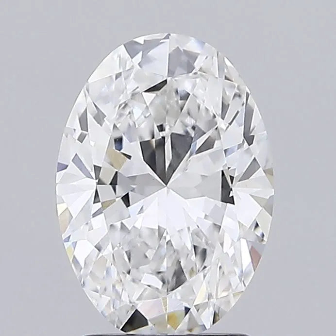 2.01ct Oval Lab Grown Diamond (Colour E, Clarity VVS2, IGI Certified)