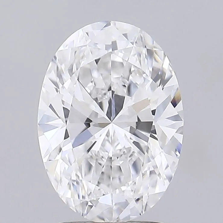 2.01ct Oval Lab Grown Diamond (Colour E, Clarity VVS2, IGI Certified)