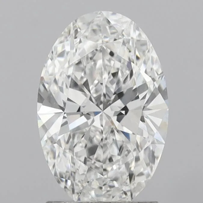 2.01ct Oval Lab Grown Diamond (Colour E, Clarity VVS2, IGI Certified)