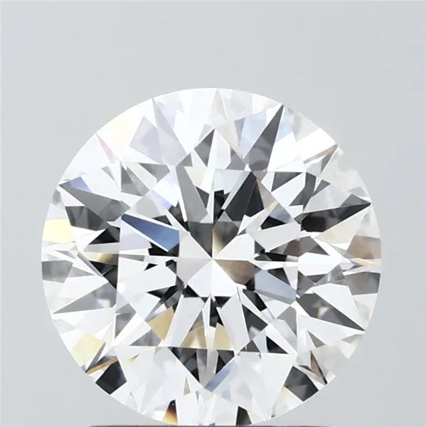 2.01ct Round Lab Grown Diamond (Colour E, Clarity VVS2, Cut EX, IGI Certified)