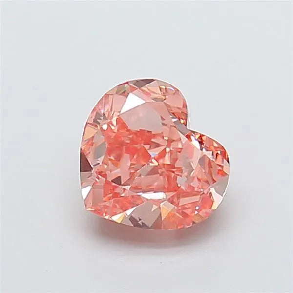 2.02ct Heart Lab Grown Diamond (Colour Fancy Intense Pink, Clarity VVS2, IGI Certified)