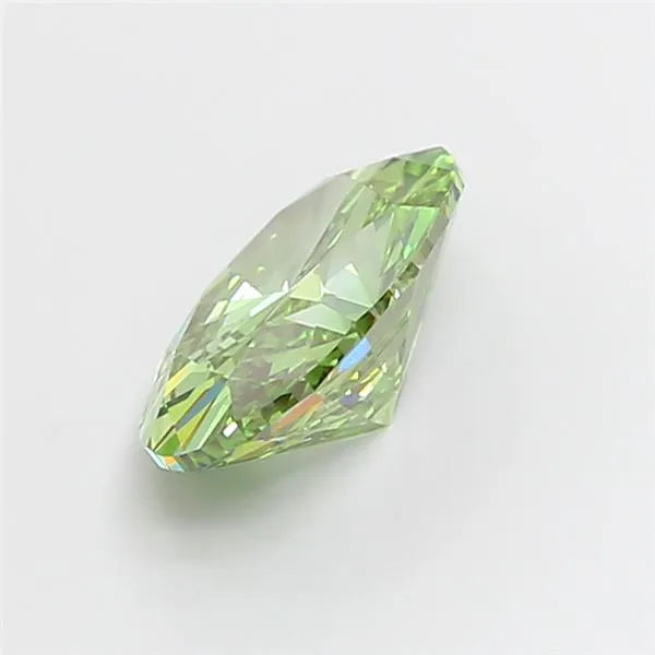 2.02ct Oval Lab Grown Diamond (Colour Fancy Vivid Green, Clarity VVS2, IGI Certified)