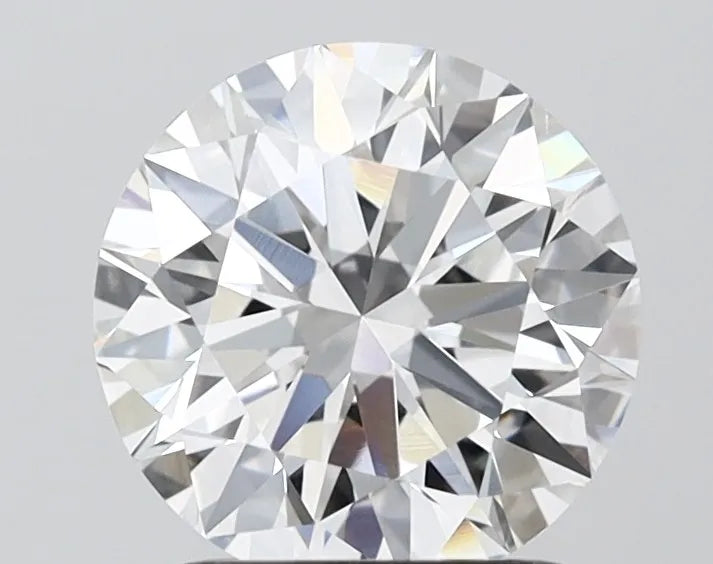 2.02ct Round Lab Grown Diamond (Colour E, Clarity VVS2, Cut EX, IGI Certified)
