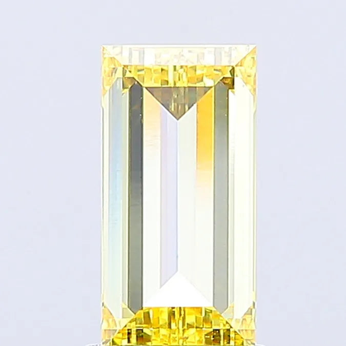 2.03ct Baguette Lab Grown Diamond (Colour Fancy Yellow, Clarity VVS2, IGI Certified)