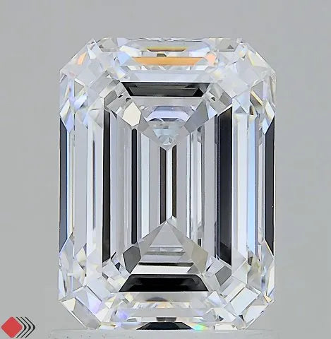 2.03ct Emerald Lab Grown Diamond (Colour D, Clarity VVS2, IGI Certified)