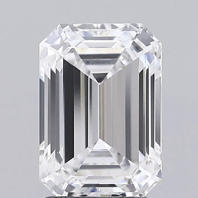2.03ct Emerald Lab Grown Diamond (Colour D, Clarity VVS2, IGI Certified)