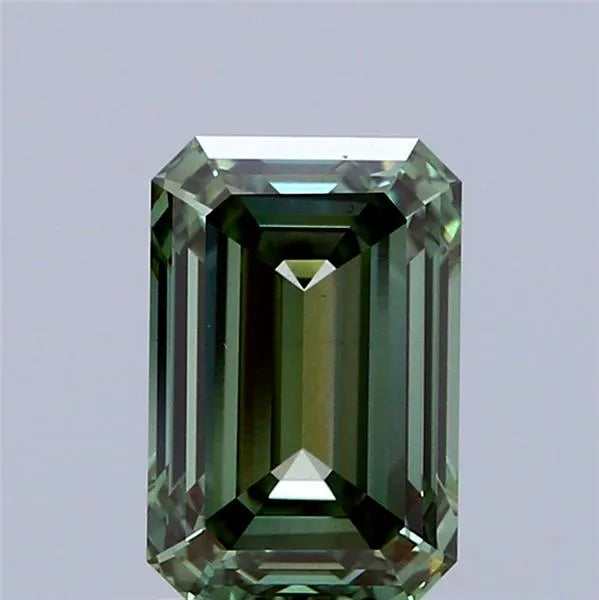 2.03ct Emerald Lab Grown Diamond (Colour Fancy Vivid Green, Clarity VVS2, IGI Certified)