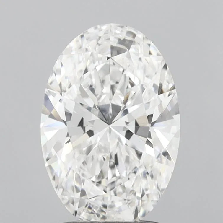 2.03ct Oval Lab Grown Diamond (Colour E, Clarity VVS2, IGI Certified)