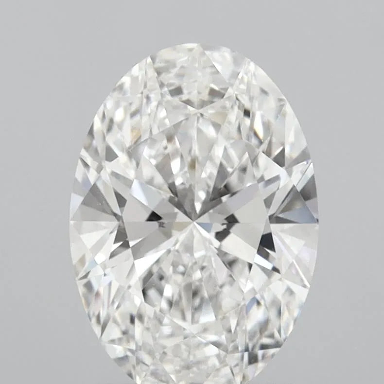 2.03ct Oval Lab Grown Diamond (Colour E, Clarity VVS2, IGI Certified)