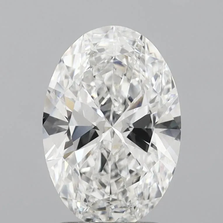 2.03ct Oval Lab Grown Diamond (Colour E, Clarity VVS2, IGI Certified)