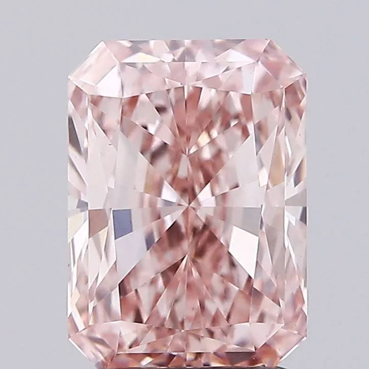 2.03ct Radiant Lab Grown Diamond (Colour Fancy Intense Brown Pink, Clarity VVS2, IGI Certified)