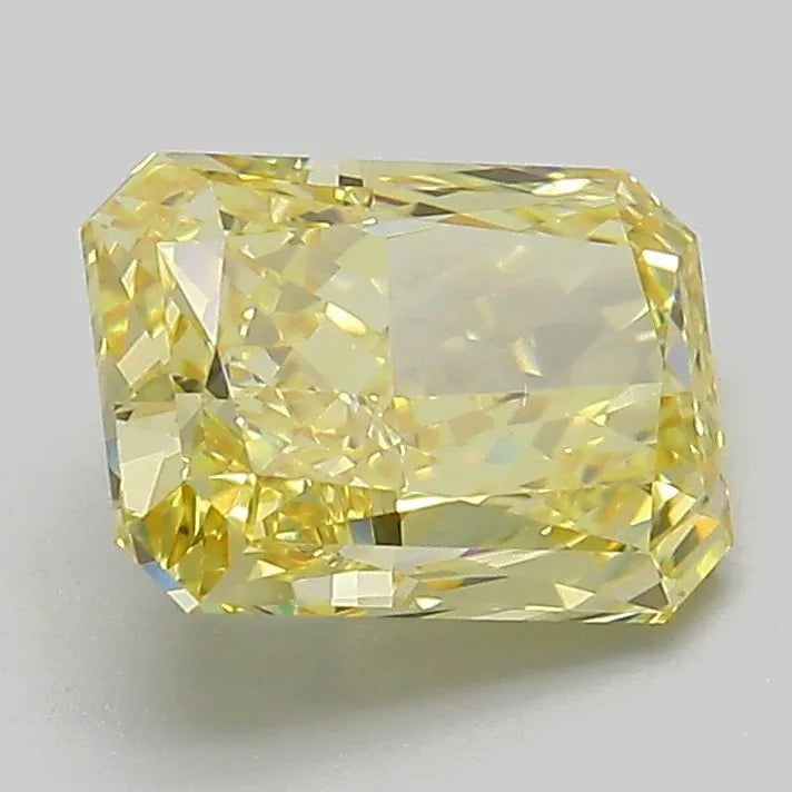 2.03ct Radiant Lab Grown Diamond (Colour Fancy Intense Yellow, Clarity VVS2, IGI Certified)