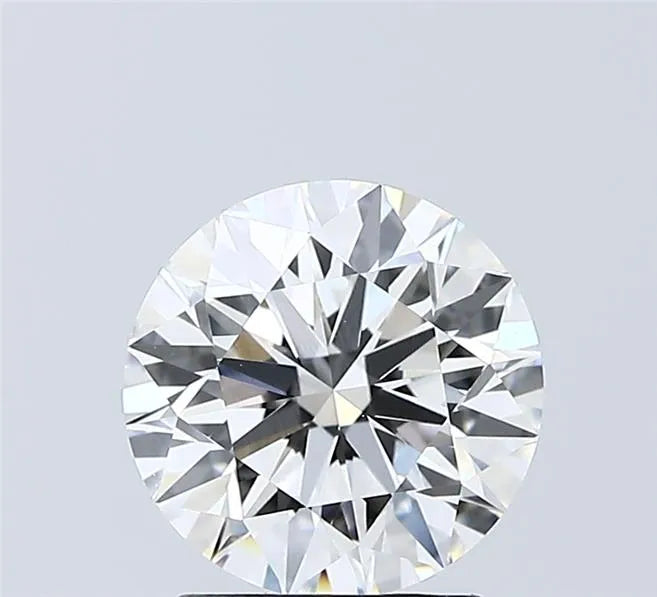 2.03ct Round Lab Grown Diamond (Colour E, Clarity VVS2, Cut EX, IGI Certified)
