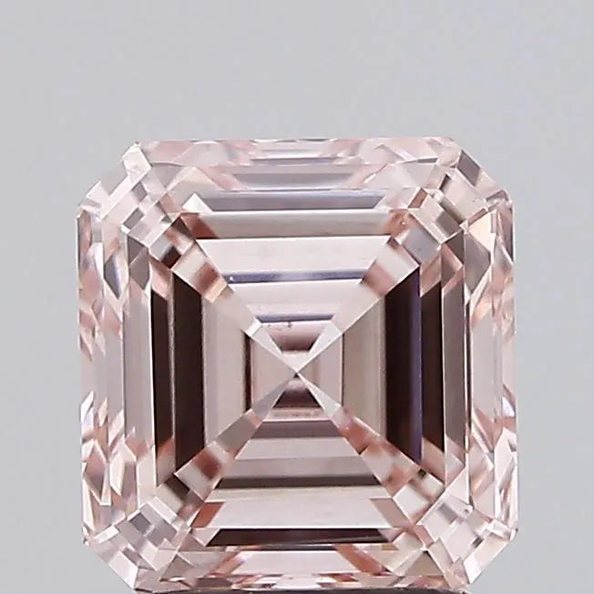 2.04ct Asscher Lab Grown Diamond (Colour Fancy Pink, Clarity VS1, IGI Certified)