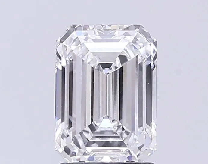 2.04ct Emerald Lab Grown Diamond (Colour D, Clarity VVS2, IGI Certified)