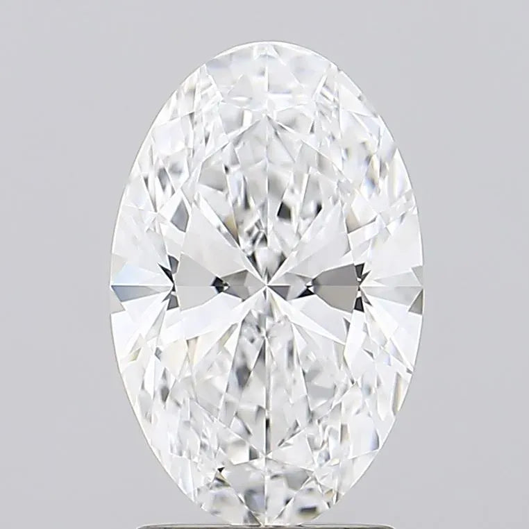 2.04ct Oval Lab Grown Diamond (Colour D, Clarity IF, IGI Certified)