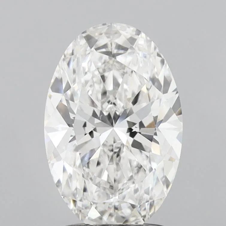 2.04ct Oval Lab Grown Diamond (Colour E, Clarity VVS2, IGI Certified)
