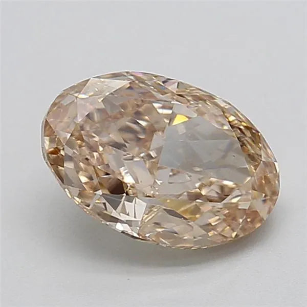 2.04ct Oval Lab Grown Diamond (Colour Fancy Brown, Clarity VS1, IGI Certified)