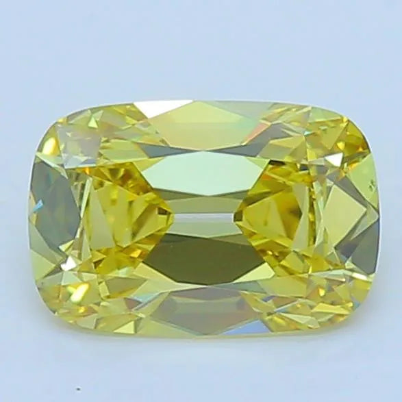 2.05ct Cushion brilliant Lab Grown Diamond (Colour Fancy Intense Yellow, Clarity VS1, IGI Certified)