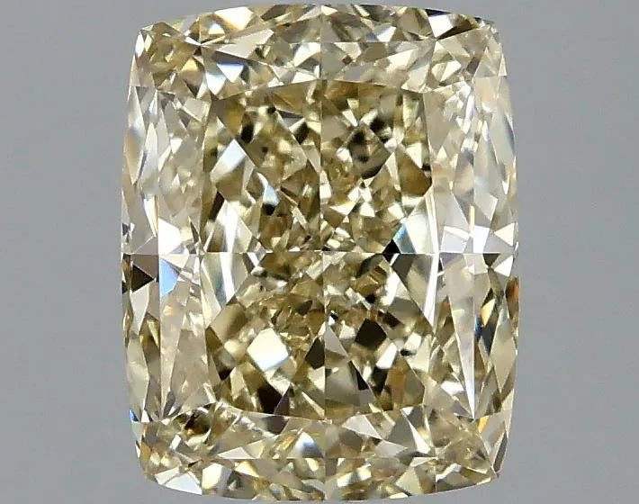 2.05ct Cushion modified Lab Grown Diamond (Colour Fancy Yellow, Clarity VVS2, IGI Certified)
