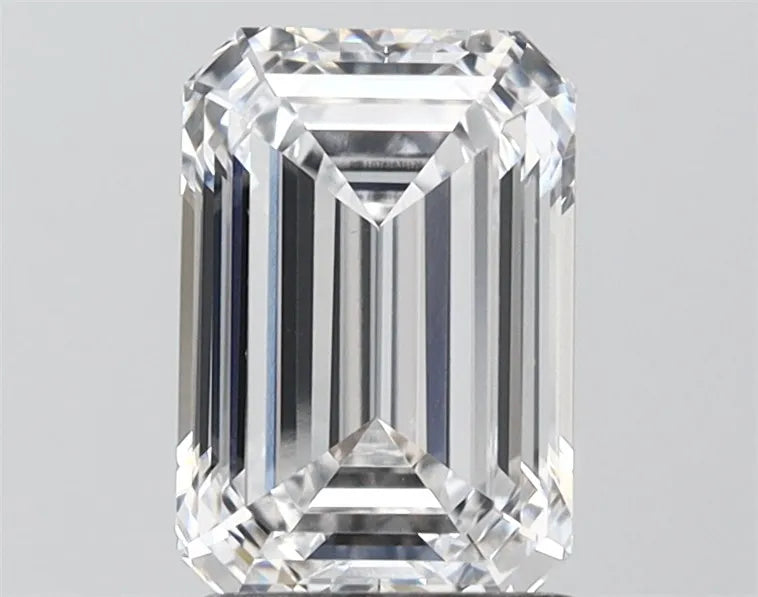 2.05ct Emerald Lab Grown Diamond (Colour D, Clarity VVS2, IGI Certified)