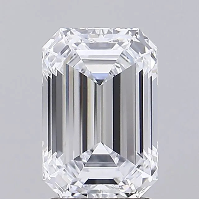 2.05ct Emerald Lab Grown Diamond (Colour E, Clarity IF, IGI Certified)