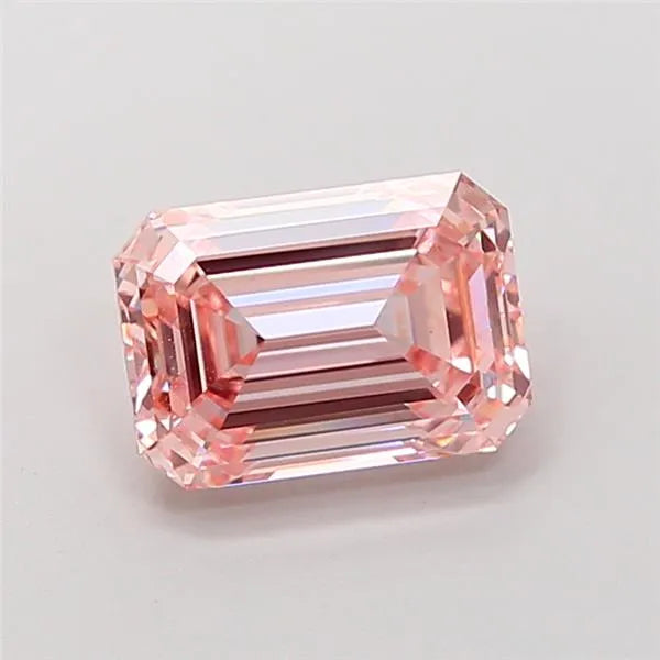 2.05ct Emerald Lab Grown Diamond (Colour Fancy Intense Pink, Clarity VS1, IGI Certified)