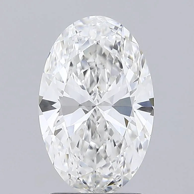 2.05ct Oval Lab Grown Diamond (Colour E, Clarity VVS2, IGI Certified)