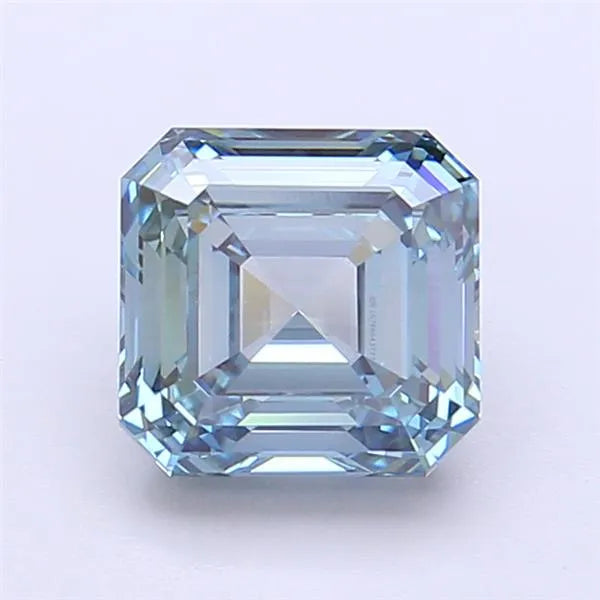 2.06ct Asscher Lab Grown Diamond (Colour Fancy Intense Blue, Clarity VVS2, IGI Certified)