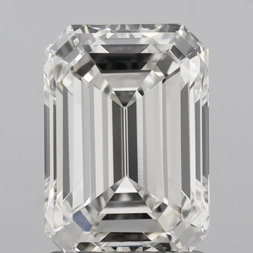 2.06ct Emerald Lab Grown Diamond (Colour G, Clarity VVS2, IGI Certified)