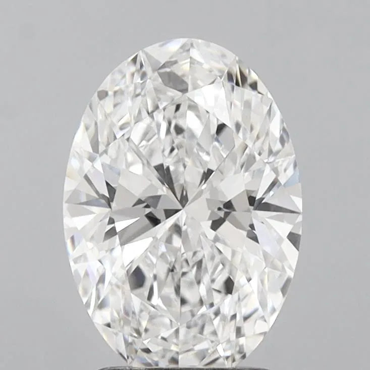 2.06ct Oval Lab Grown Diamond (Colour E, Clarity VVS2, IGI Certified)