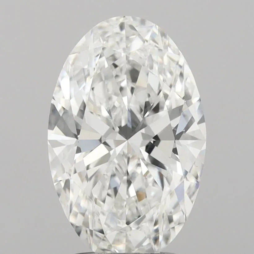 2.07ct Oval Lab Grown Diamond (Colour E, Clarity VVS2, IGI Certified)