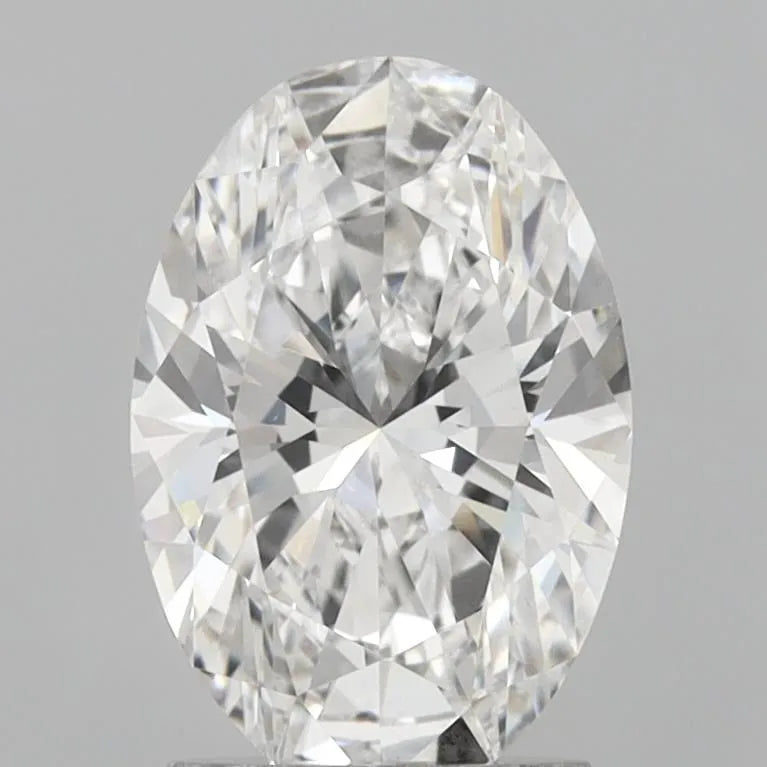 2.08ct Oval Lab Grown Diamond (Colour E, Clarity VVS2, IGI Certified)
