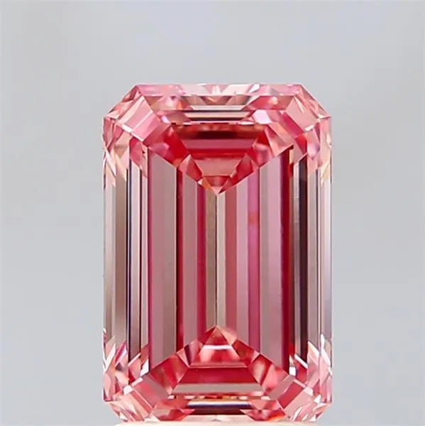 2.09ct Emerald Lab Grown Diamond (Colour Fancy Intense Pink, Clarity VVS2, IGI Certified)
