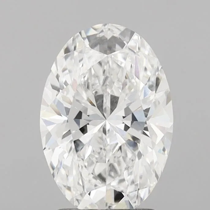 2.09ct Oval Lab Grown Diamond (Colour E, Clarity VVS2, IGI Certified)
