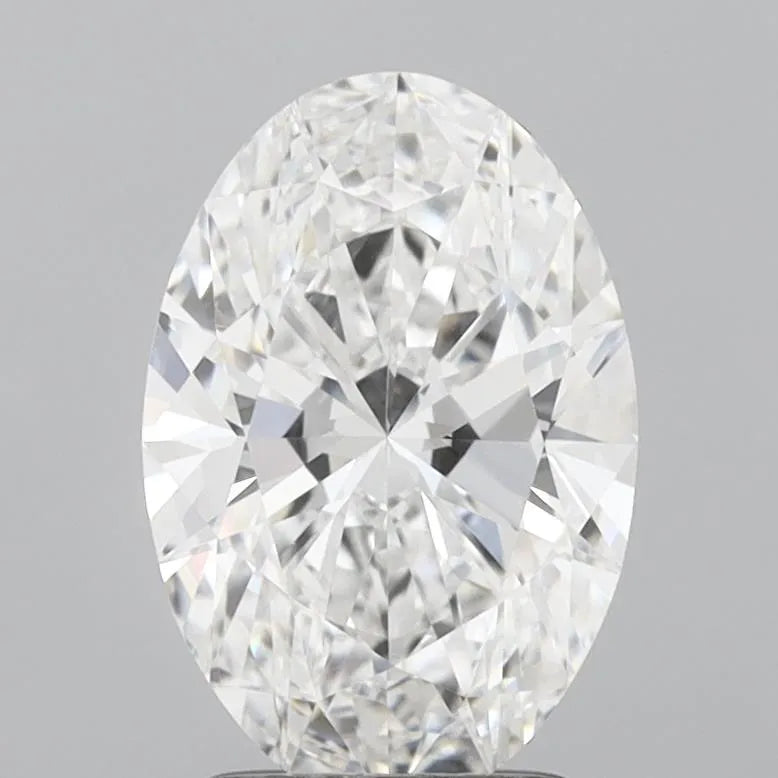 2.09ct Oval Lab Grown Diamond (Colour E, Clarity VVS2, IGI Certified)