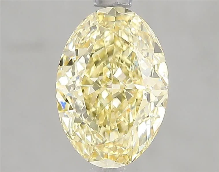2.09ct Oval Lab Grown Diamond (Colour Fancy Yellow, Clarity VVS2, IGI Certified)