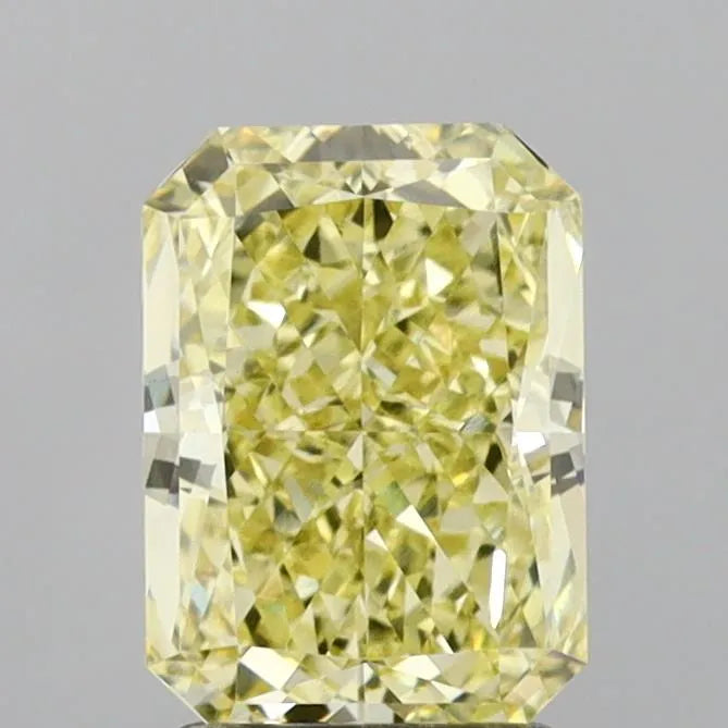 2.09ct Radiant Lab Grown Diamond (Colour Fancy Light Yellow, Clarity VVS2, IGI Certified)