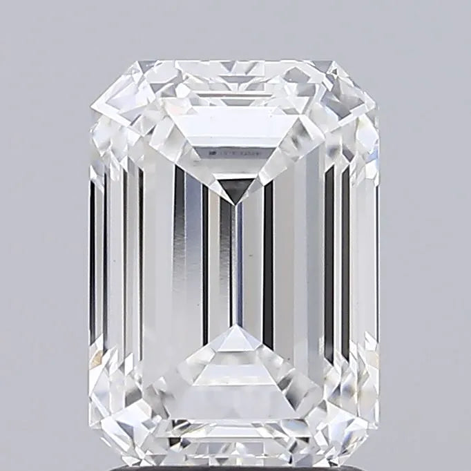 2.10ct Emerald Lab Grown Diamond (Colour E, Clarity VVS2, IGI Certified)