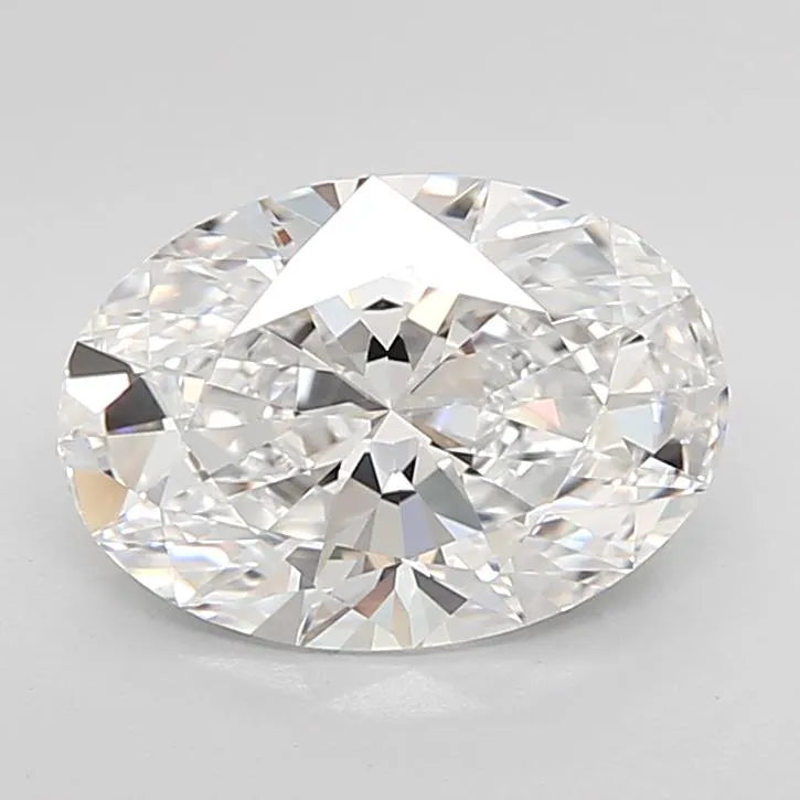 2.10ct Oval Lab Grown Diamond (Colour D, Clarity VVS1, Cut EX, IGI Certified)