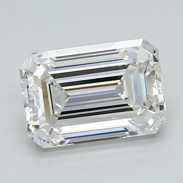 2.11ct Emerald Lab Grown Diamond (Colour E, Clarity VVS2, IGI Certified)