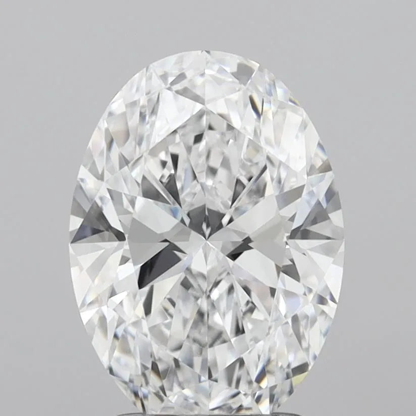 2.11ct Oval Lab Grown Diamond (Colour D, Clarity FL, IGI Certified)
