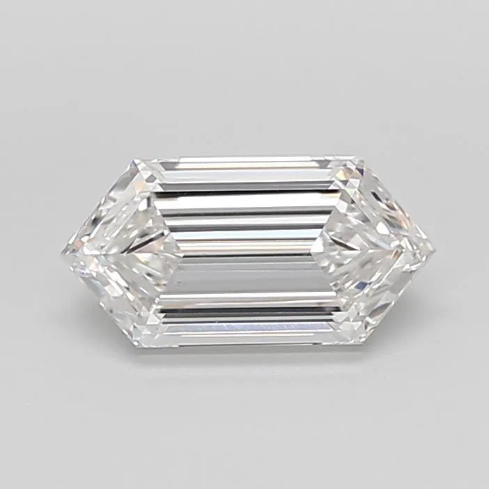 2.12ct Hexagonal Lab Grown Diamond (Colour E, Clarity VVS2, IGI Certified)