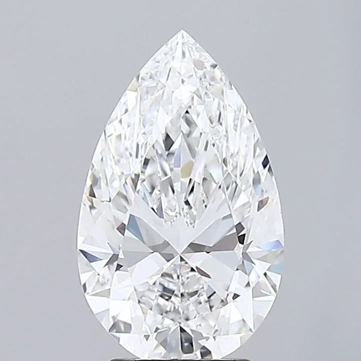 2.14ct Pear Lab Grown Diamond (Colour D, Clarity IF, IGI Certified)