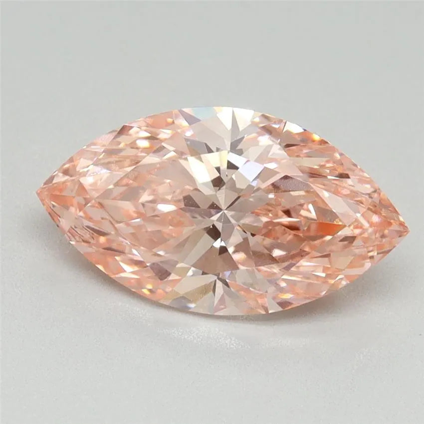 2.20ct Marquise Lab Grown Diamond (Colour Fancy Vivid Pink, Clarity VS1, IGI Certified)