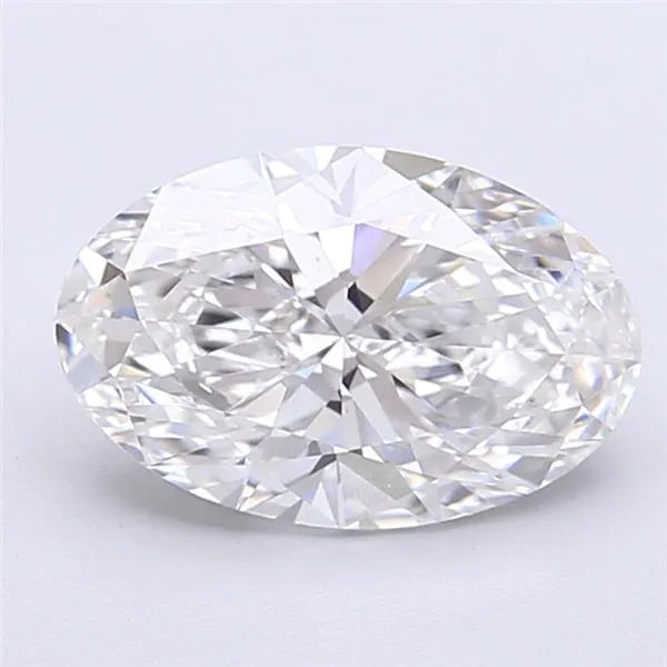 2.20ct Oval Lab Grown Diamond (Colour E, Clarity VVS2, IGI Certified)
