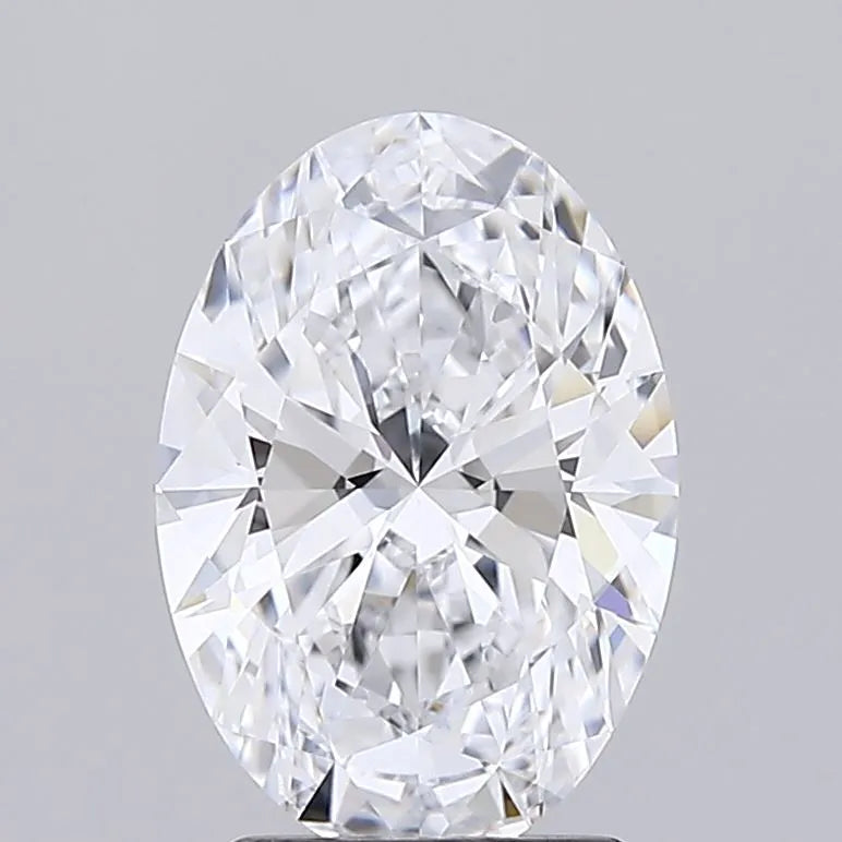 2.22ct Oval Lab Grown Diamond (Colour D, Clarity IF, IGI Certified)