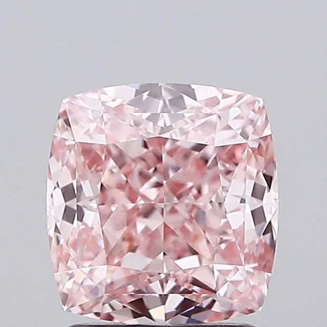 2.29ct Cushion modified Lab Grown Diamond (Colour Fancy Intense Pink, Clarity VVS2, IGI Certified)